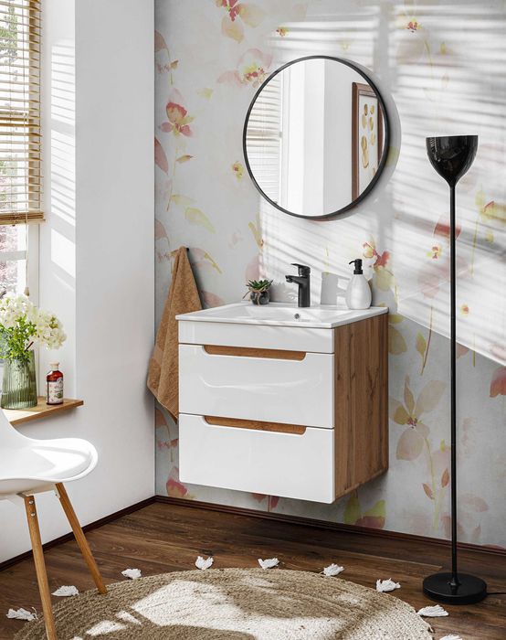 Szafka pod umywalkę Biała