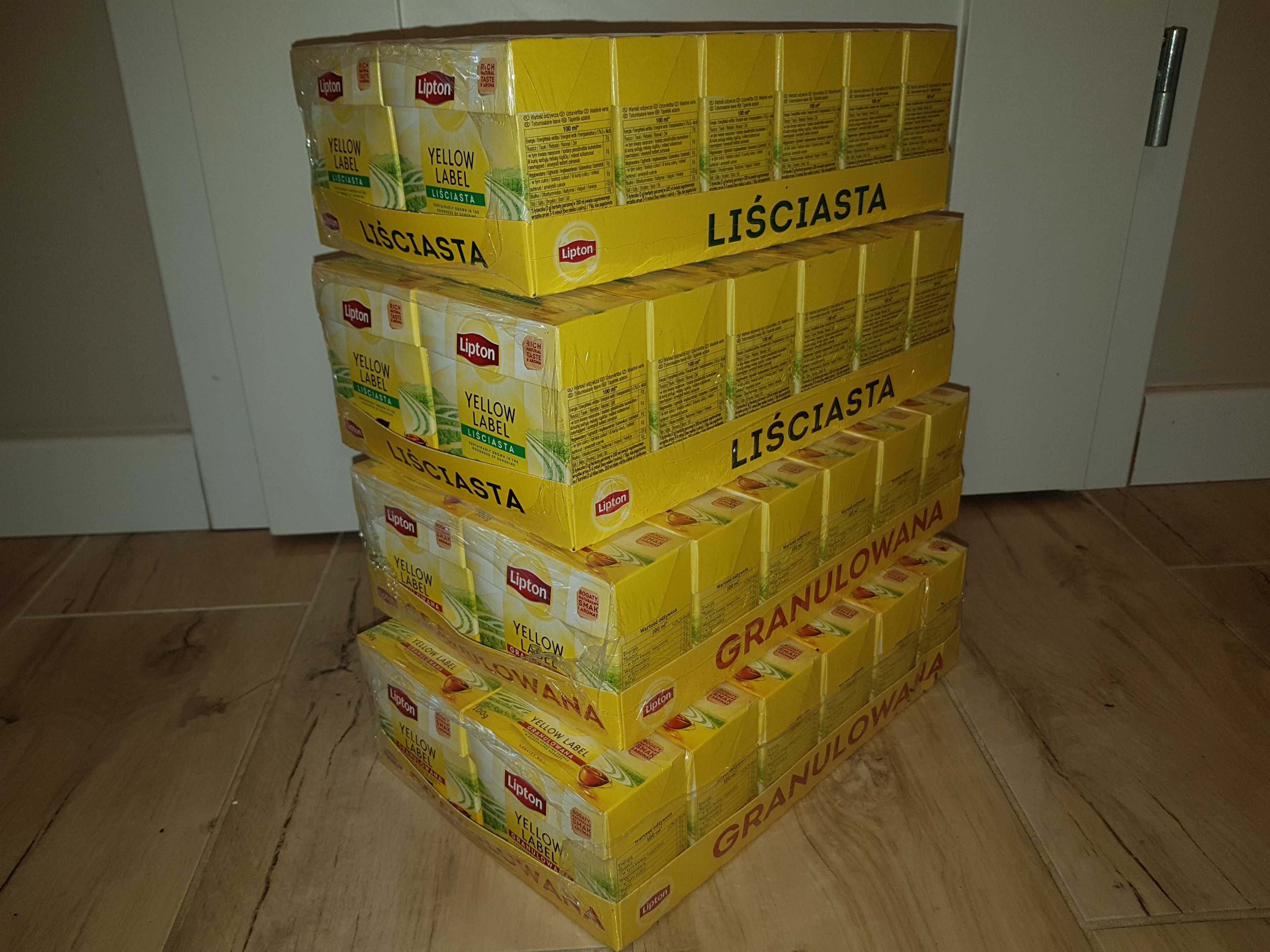 Herbata Lipton czarna liściasta granulowana