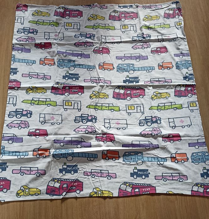 Bawełniana pościel dziecięca z autkami 127/120