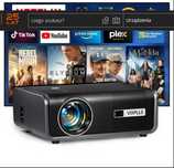VOPLLS Projektor Full HD 1080P 4K WiFi6 Bluetooth Do Kina Domowego
