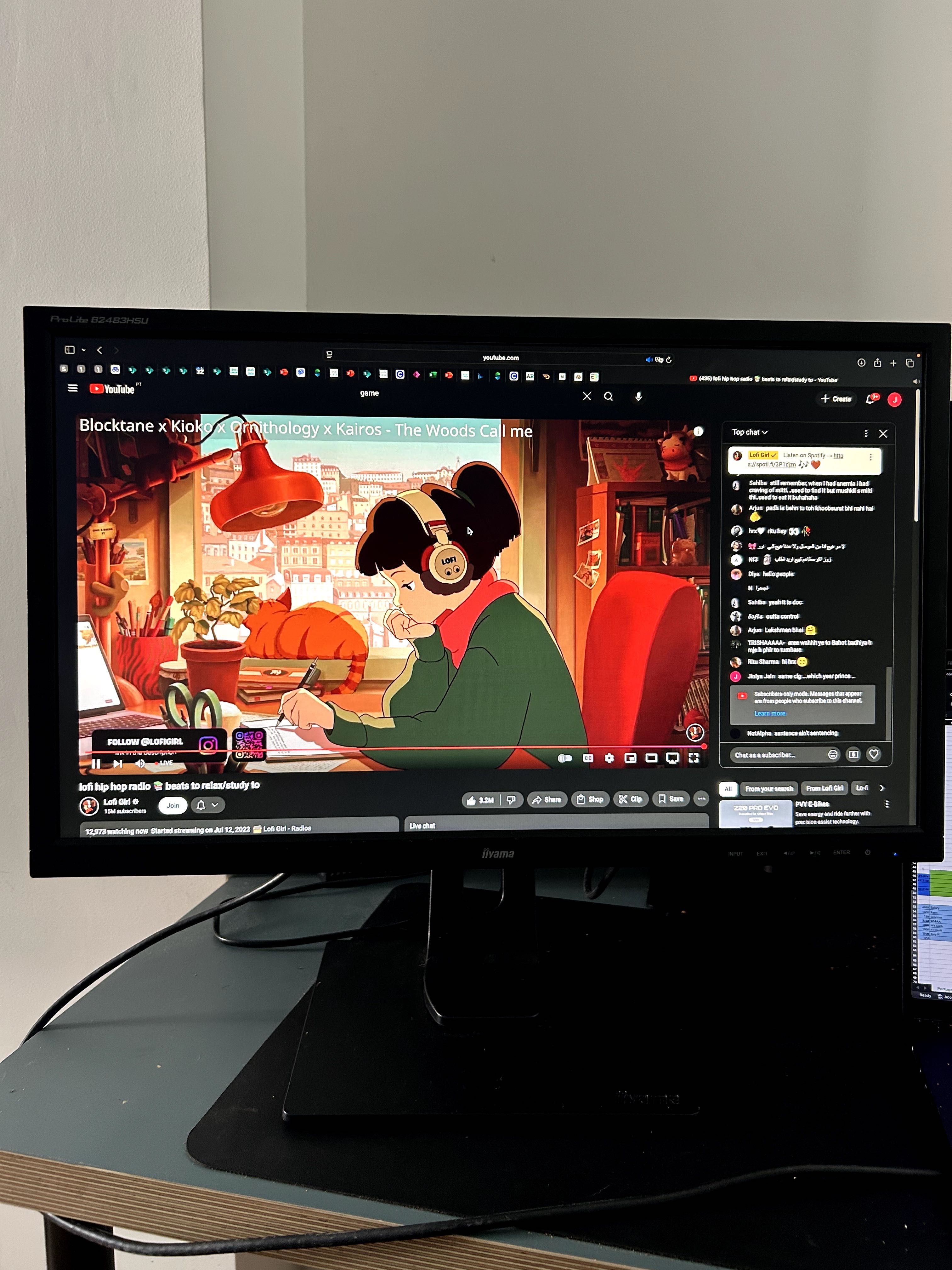 Vende-se Monitor iiyama ProLite B2483HSU  Trabalho e Gaming - x2