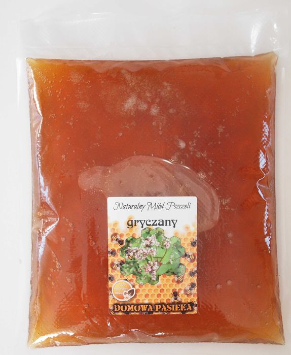 Miód gryczany 2024r., wysyłam od 1kg, pasieka wędrowna
