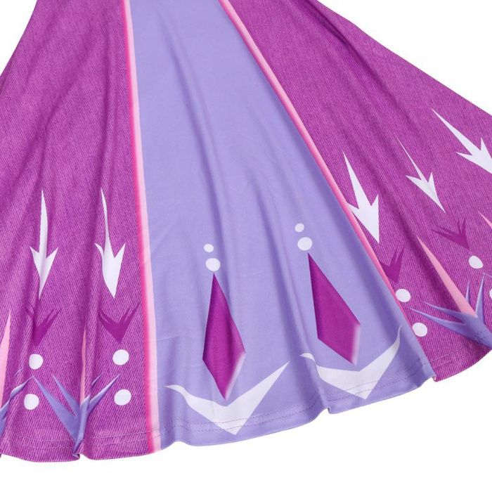 FROZEN 2 Vestido Princesa ELSA Lilás/Rosa - 6, 7, 8, 9 anos - NOVO