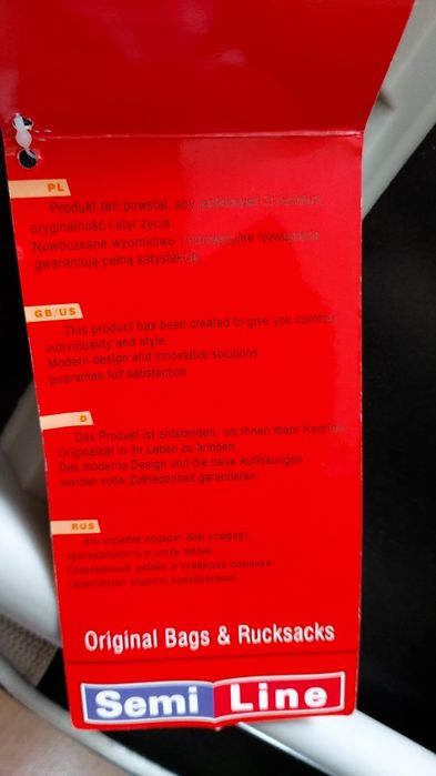 Plecak na kółkach Cars, nowy