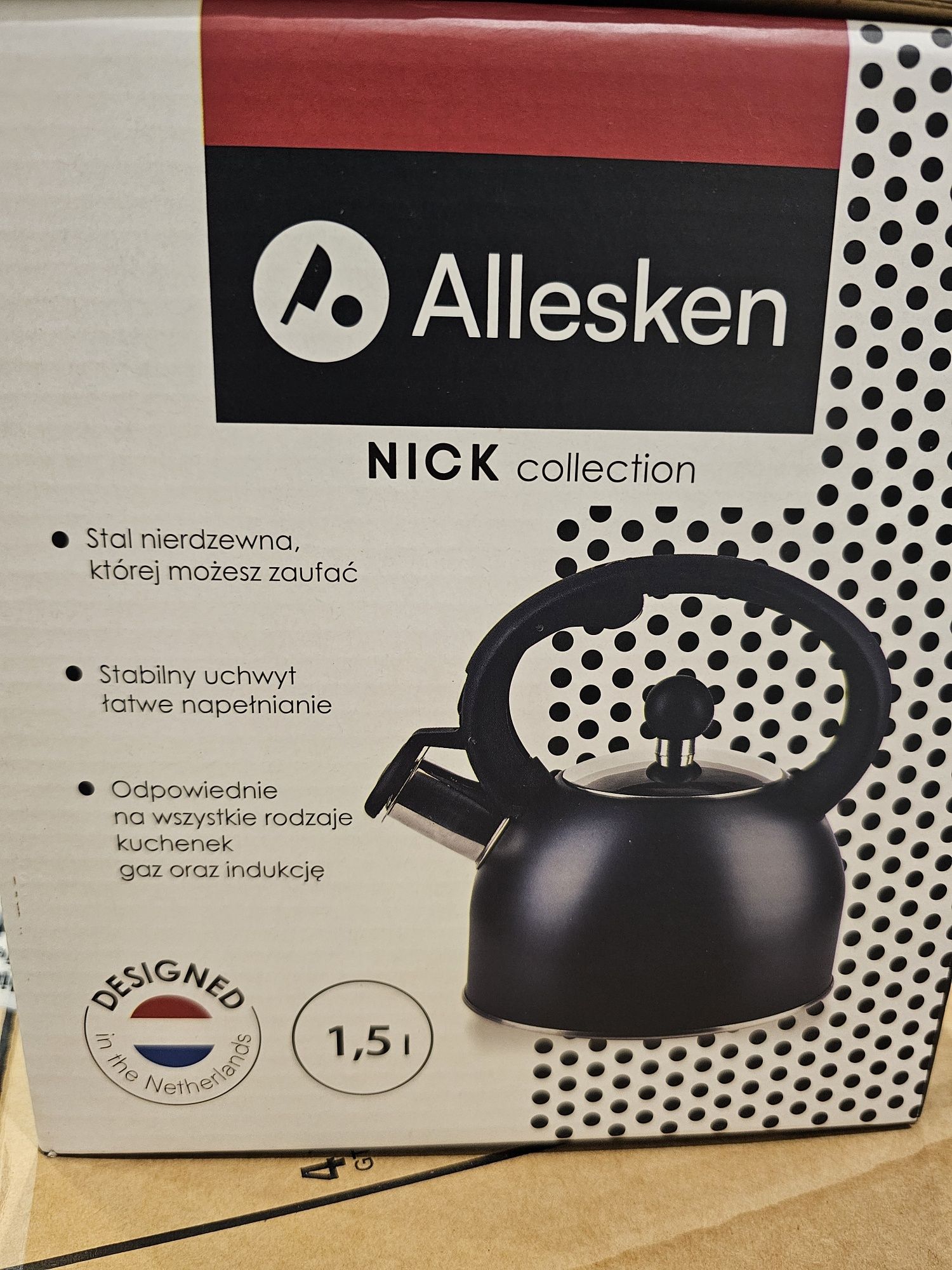 Czajnik 1,5L Allesken Szary