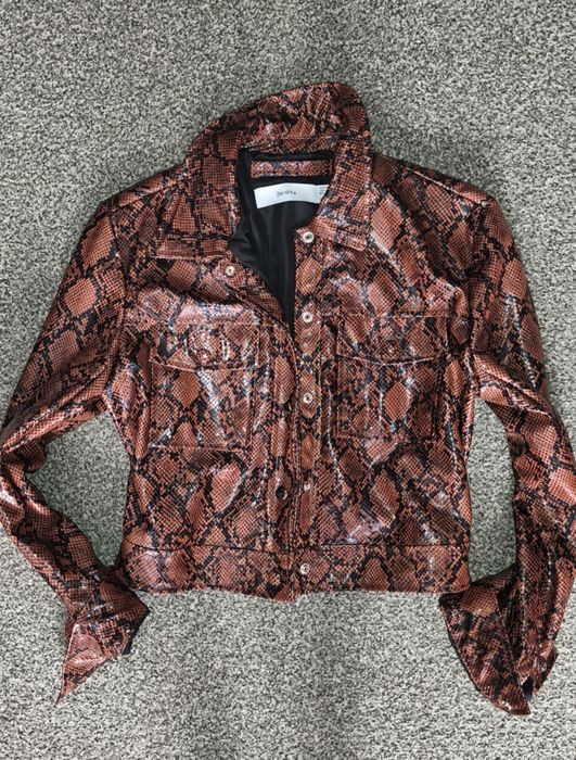 Kurtka bershka 38 m ramoneska wężowa