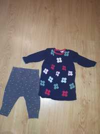 Sukienka i spodnie 3-6m