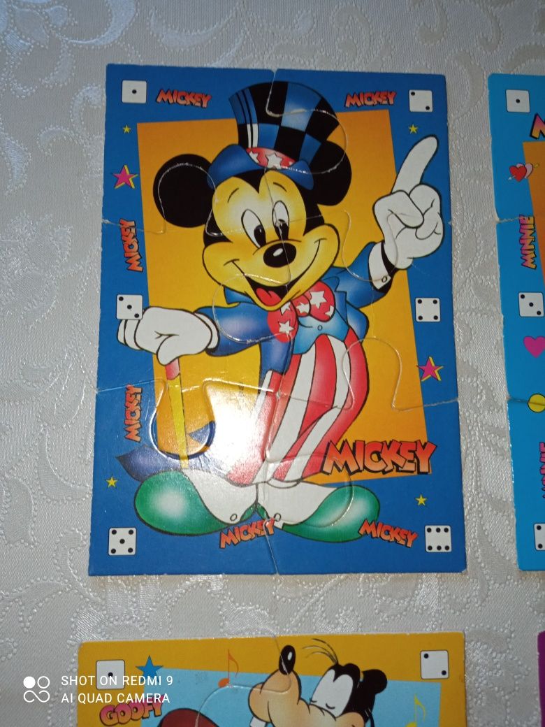 Puzzle - gra MICKEY MOUSE & company GRANNA 4-8 lat