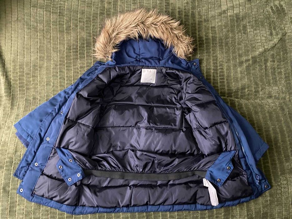 Куртка зимняя для девочки, пуховик, перо Zara kids 122-128 см, 6-7 лет