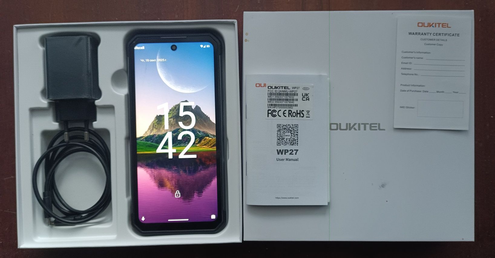 Захищений смартфон OUKITEL WP27