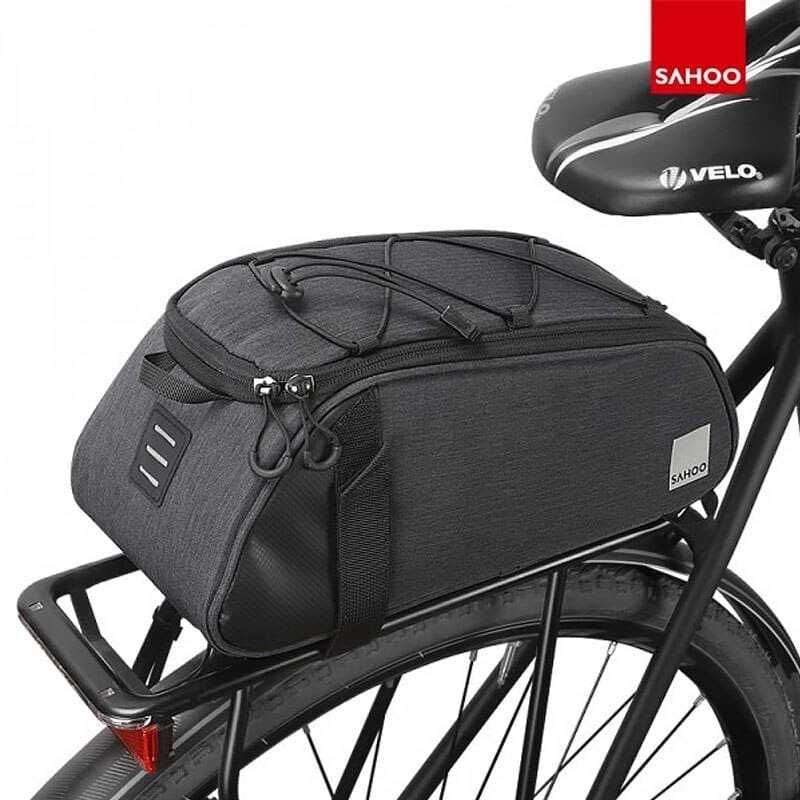 Велосипедная сумка на багажник Sahoo 8 л, велосумка на багажник
