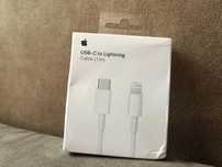 Кабель apple usb-c to lightning, model a1703 (mqgj2zm/a), кабель айфон