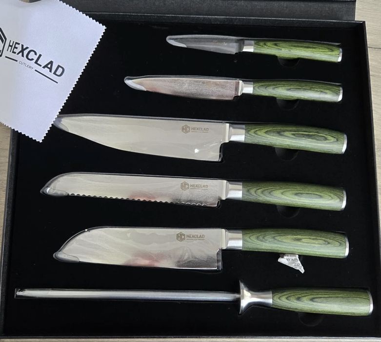 Набір ножів HexClad з японської дамаської сталі