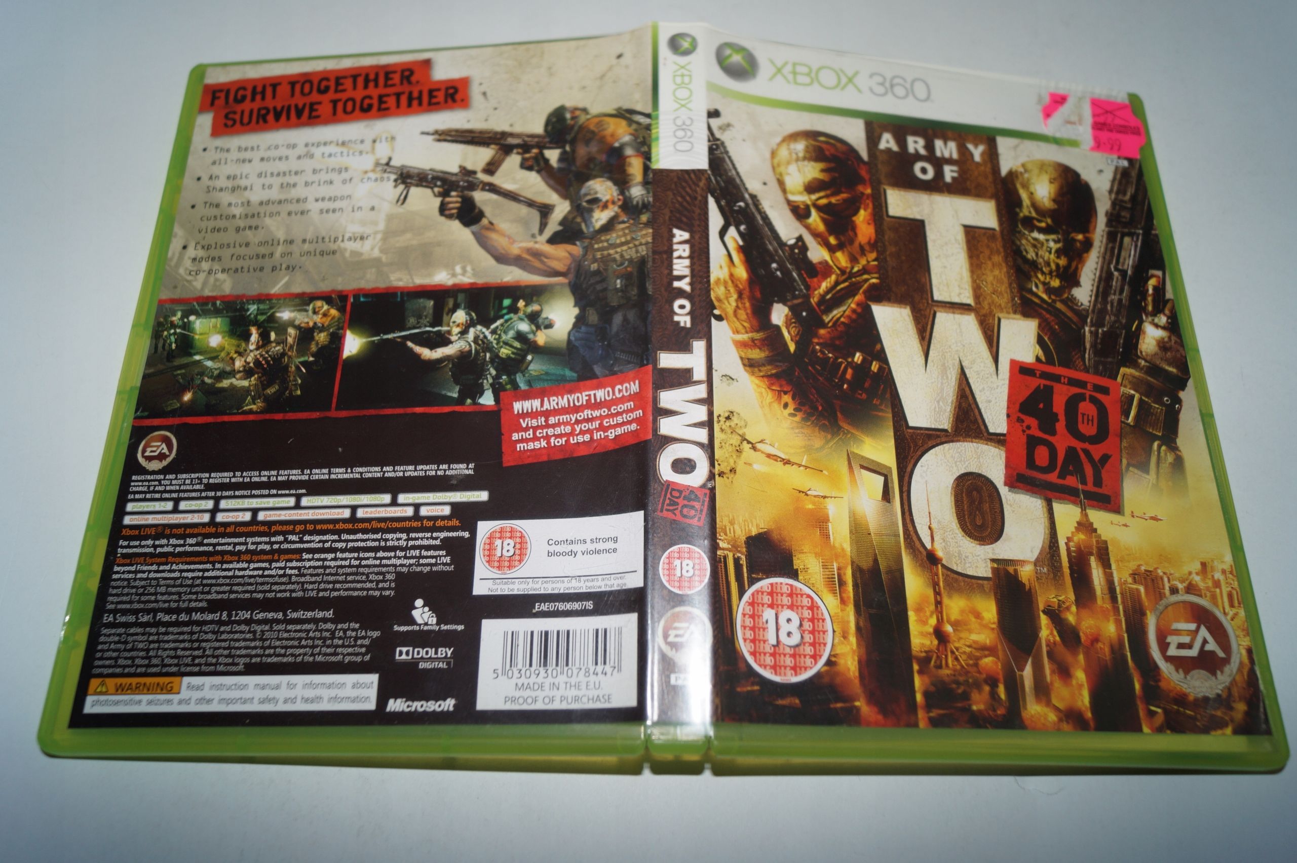Army Of Two The 40Th Day Xbox 360 Microsoft Xbox 360