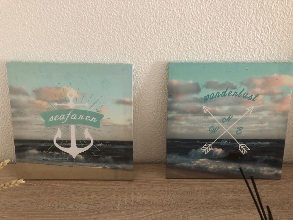 Vendo conjunto de dois quadros em otimo estado