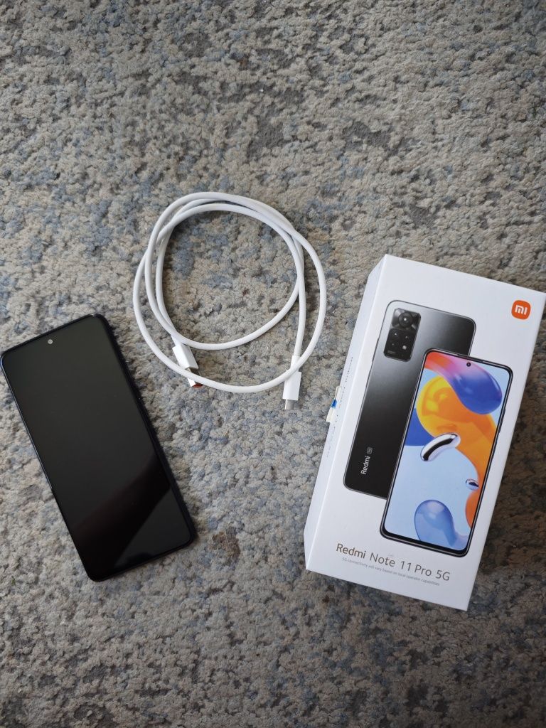 Redmi Note 11 Pro 5G Graphite Gray – 6GB RAM / 128GB ROM – Jak Nowy!