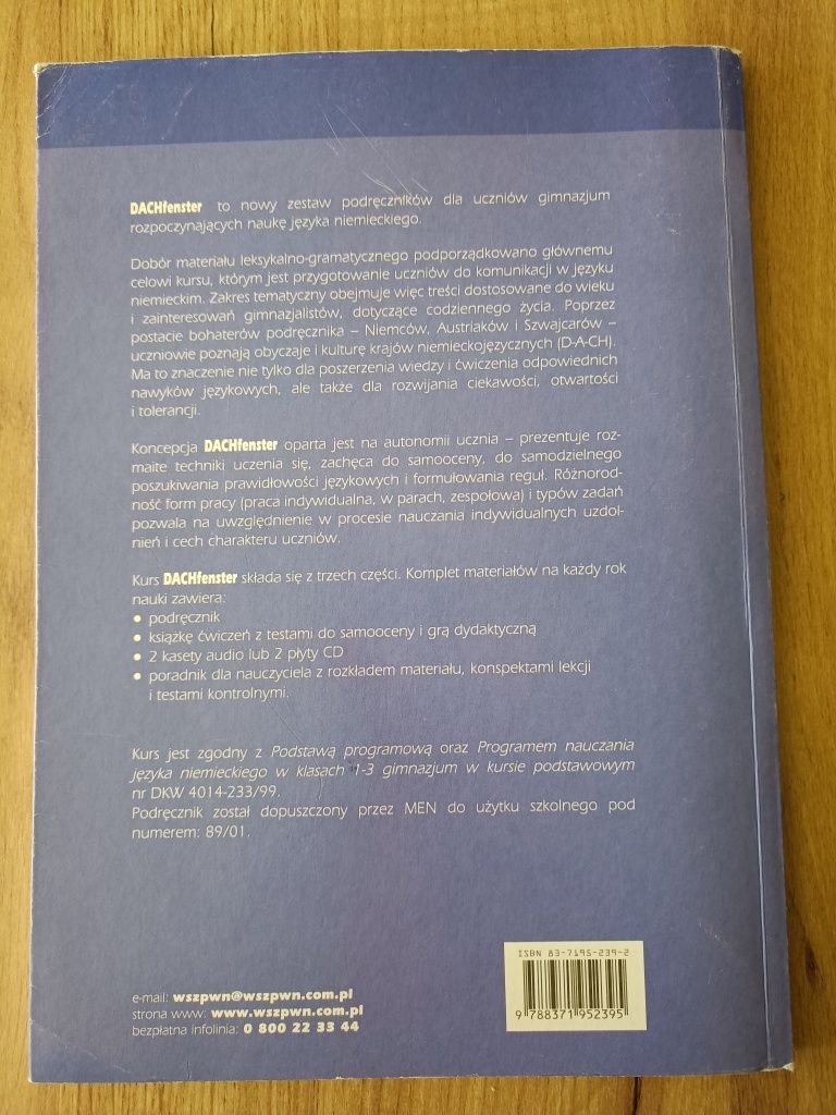 DACHfenster książka ćwiczeń 1, Reymont, Sibiga, Wiejak, PWN