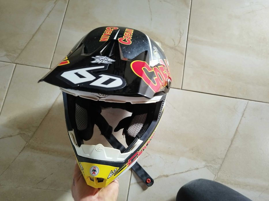 kask enduro/cross quad 6D zawodniczy S (55-56)nie leat airoh