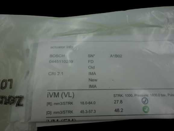 Regenerowany Wtryskiwacz Bosch 0445.110.259 Citroen Ford Mazda Mini