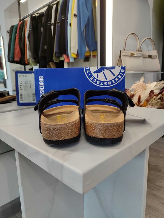 Босоніжки Birkenstock Arizona Smooth Leather Black