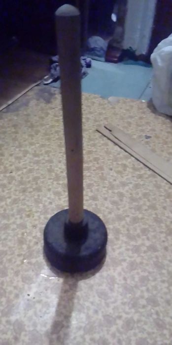 Помпа тверда резинова кругла для прочистки кухонних раковин, унітазу