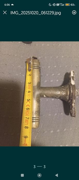 Klamka okienna  retro stara