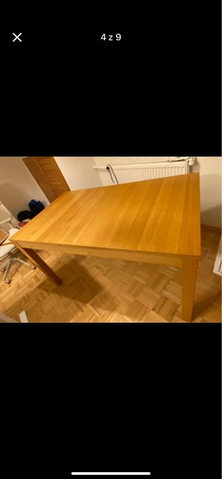 Stół 140x84 Krzesla ikea borje