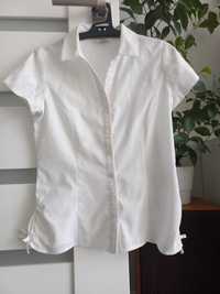 Biala bluzka / koszula r. 152