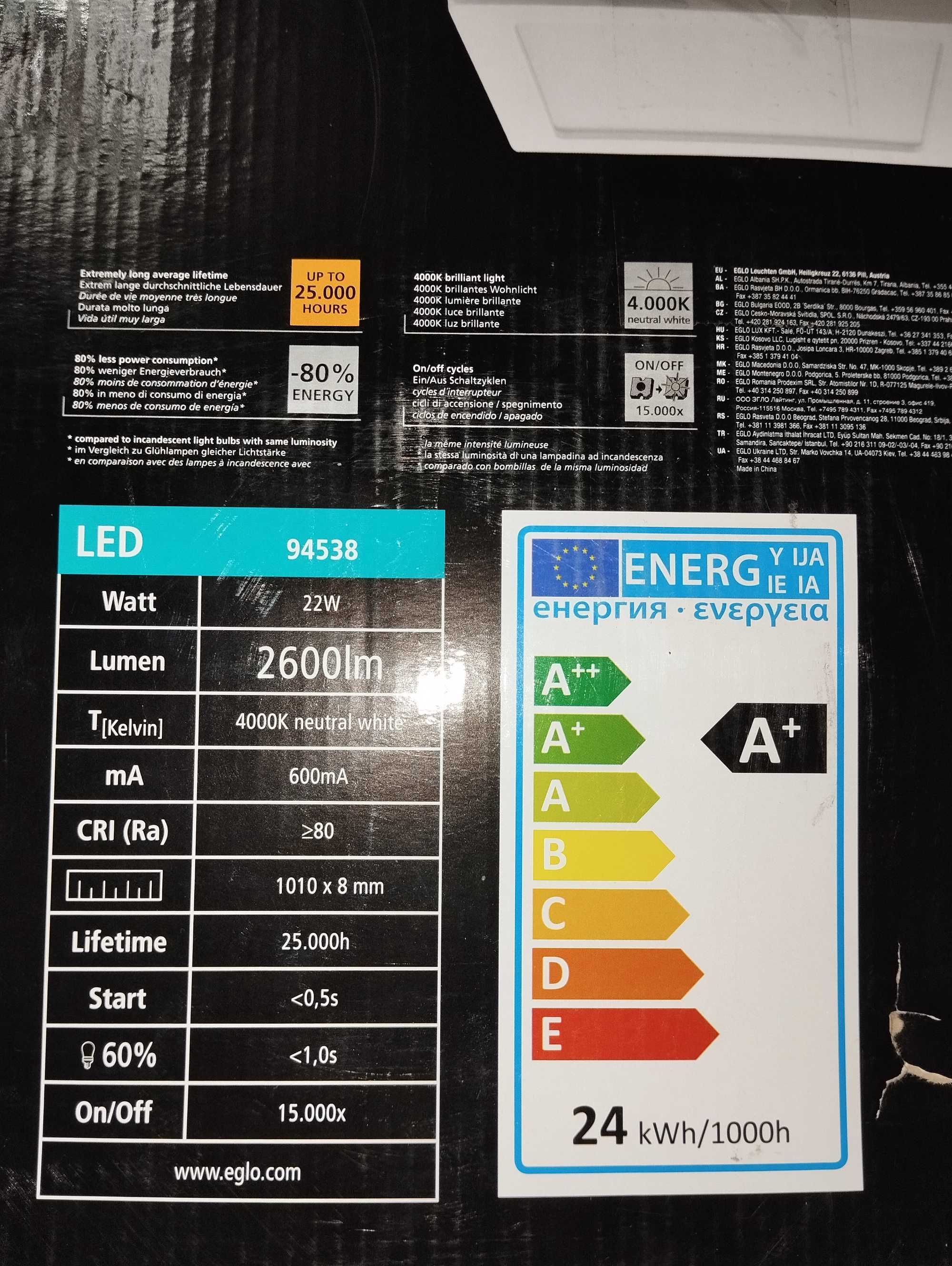 Plafon Eglo Led Fueva1