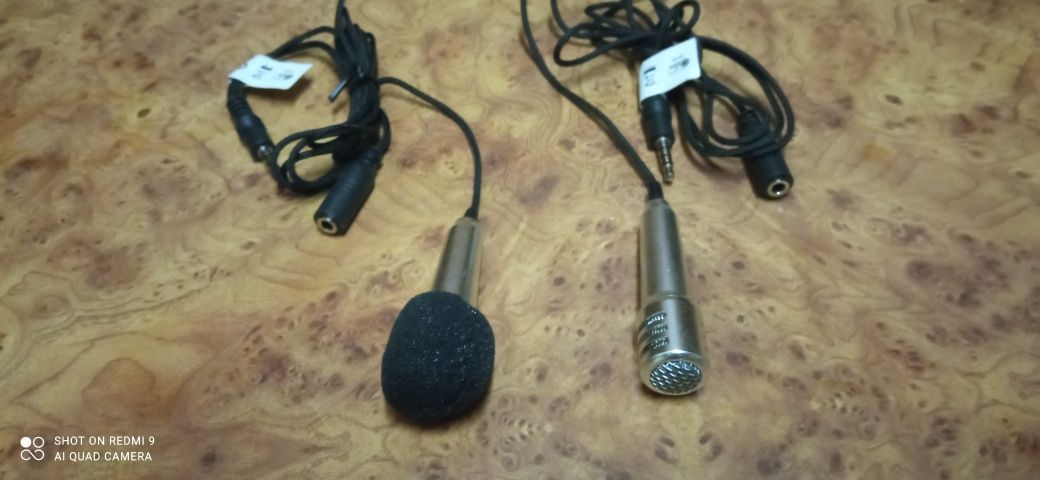2 nowe mikrofony małe sprzedam