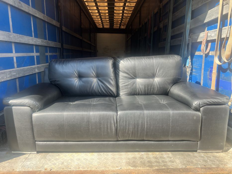 Sofa zamszowa eko skora 2 osobowa