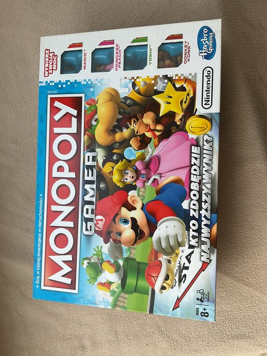 Monopoly Gamer Mario Nintendo Hasbro wydanie Polskie