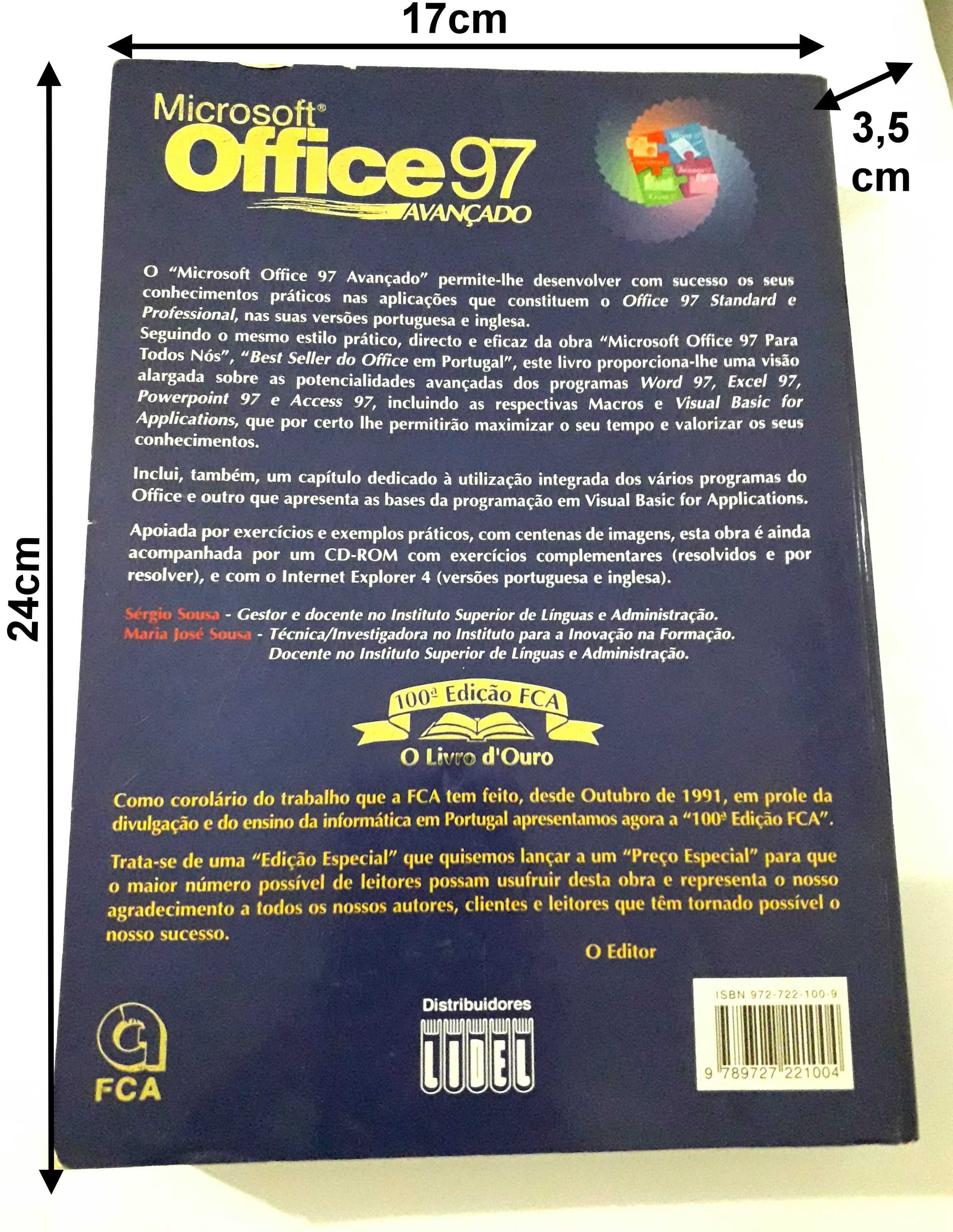 Livro Microsoft Office 97 Avançado - FCA