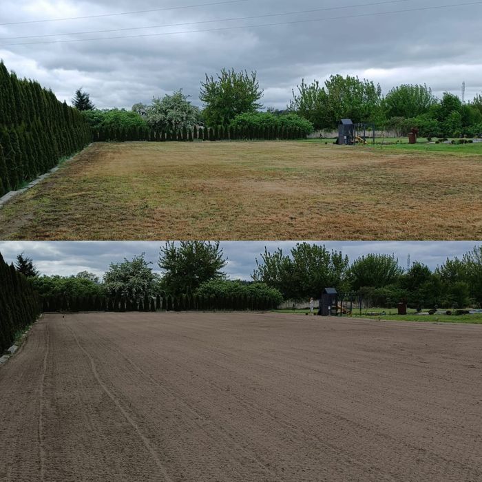 Usługi gleboryzarką separacyjną równanie terenu kosiarka bijakowa