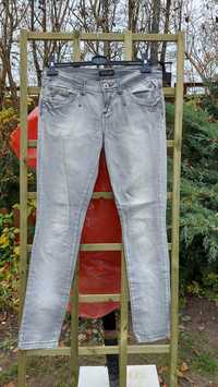 spodnie damskie jeans szare rozmiar 40/42 firma DENIM CO