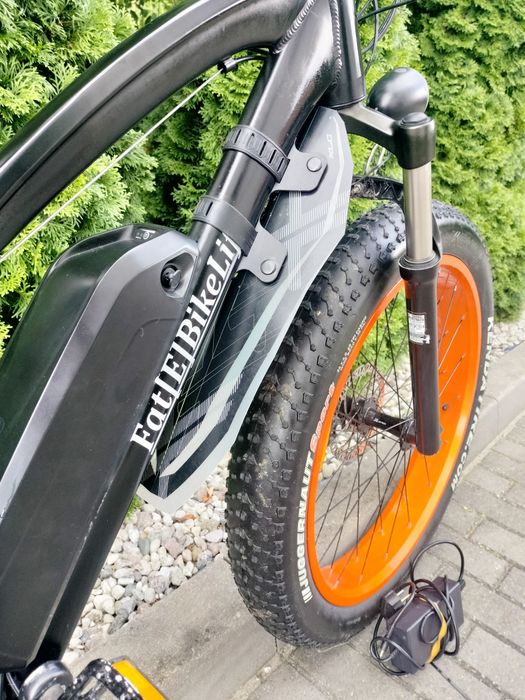 Rower elektryczny Fat bike bateria 600wh silnik Bafang