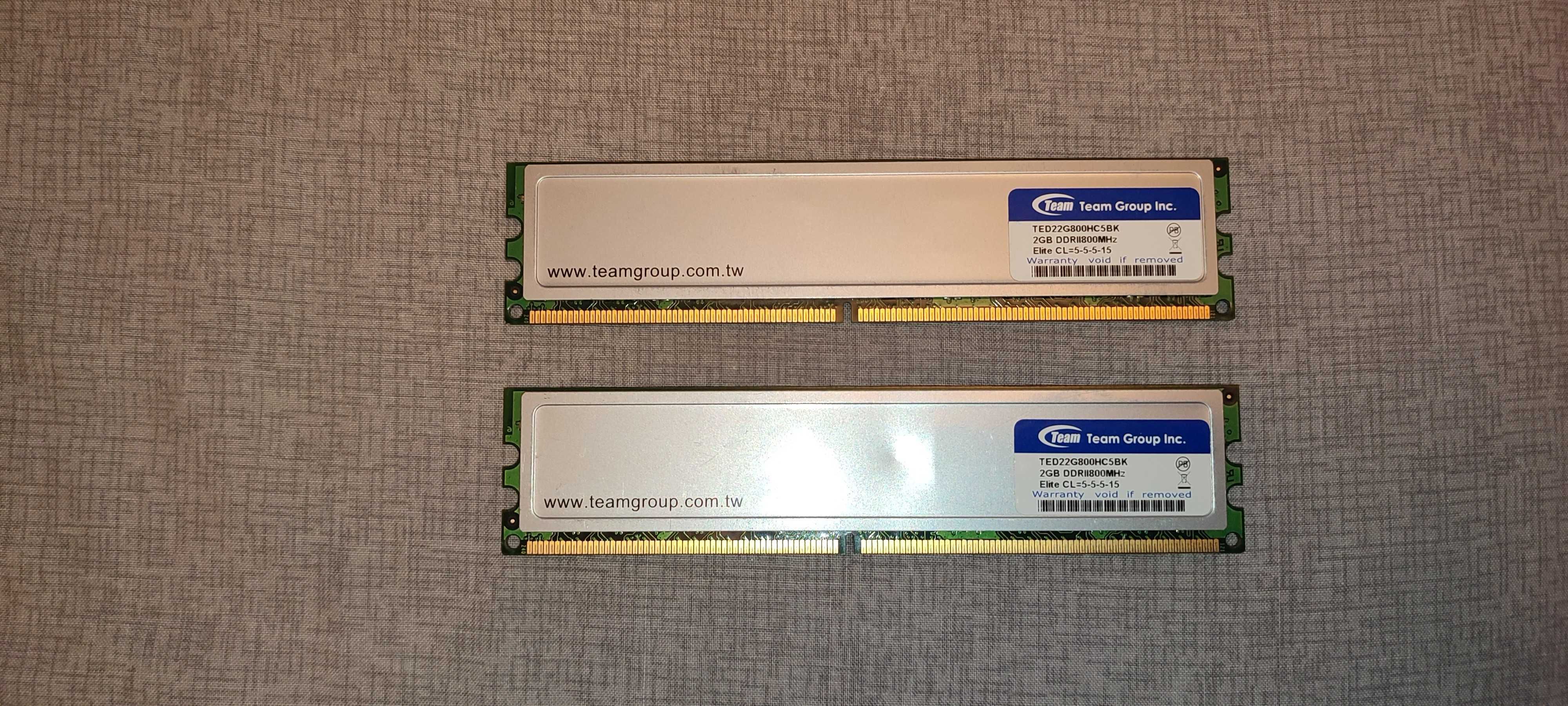 Оперативная память Team Elite DDR2-800MHz 2x2048MB (TED22G800HC5BK)