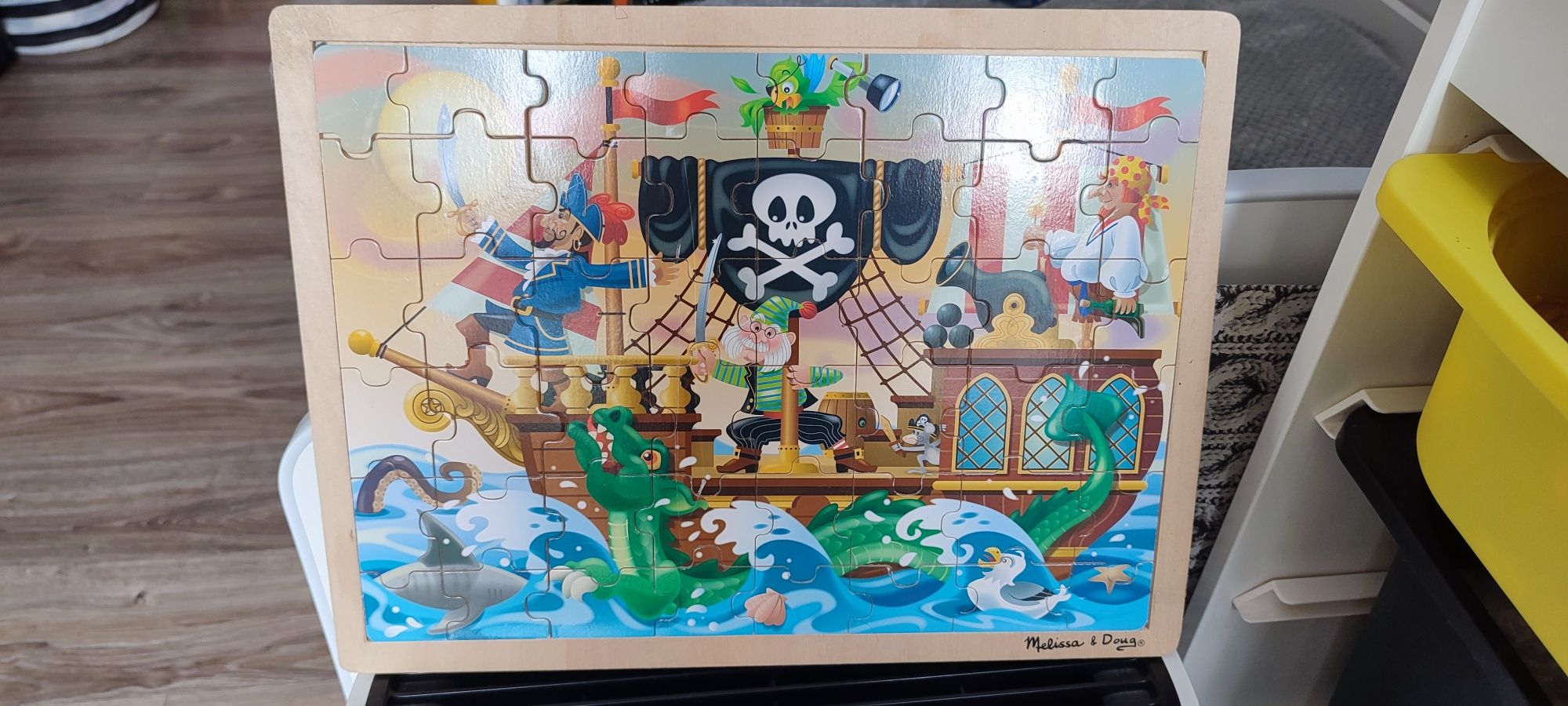 Drewniane puzzle  Melissa & Doug 48 el.
