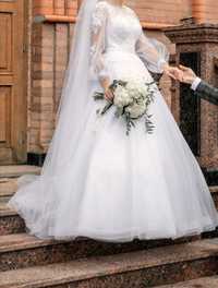 Весільна сукня, весільна  сукня на високий ріст,. Біла весільна сукня