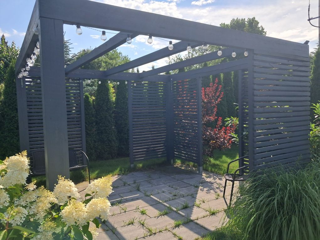 Pergola drewniana 370x370x245