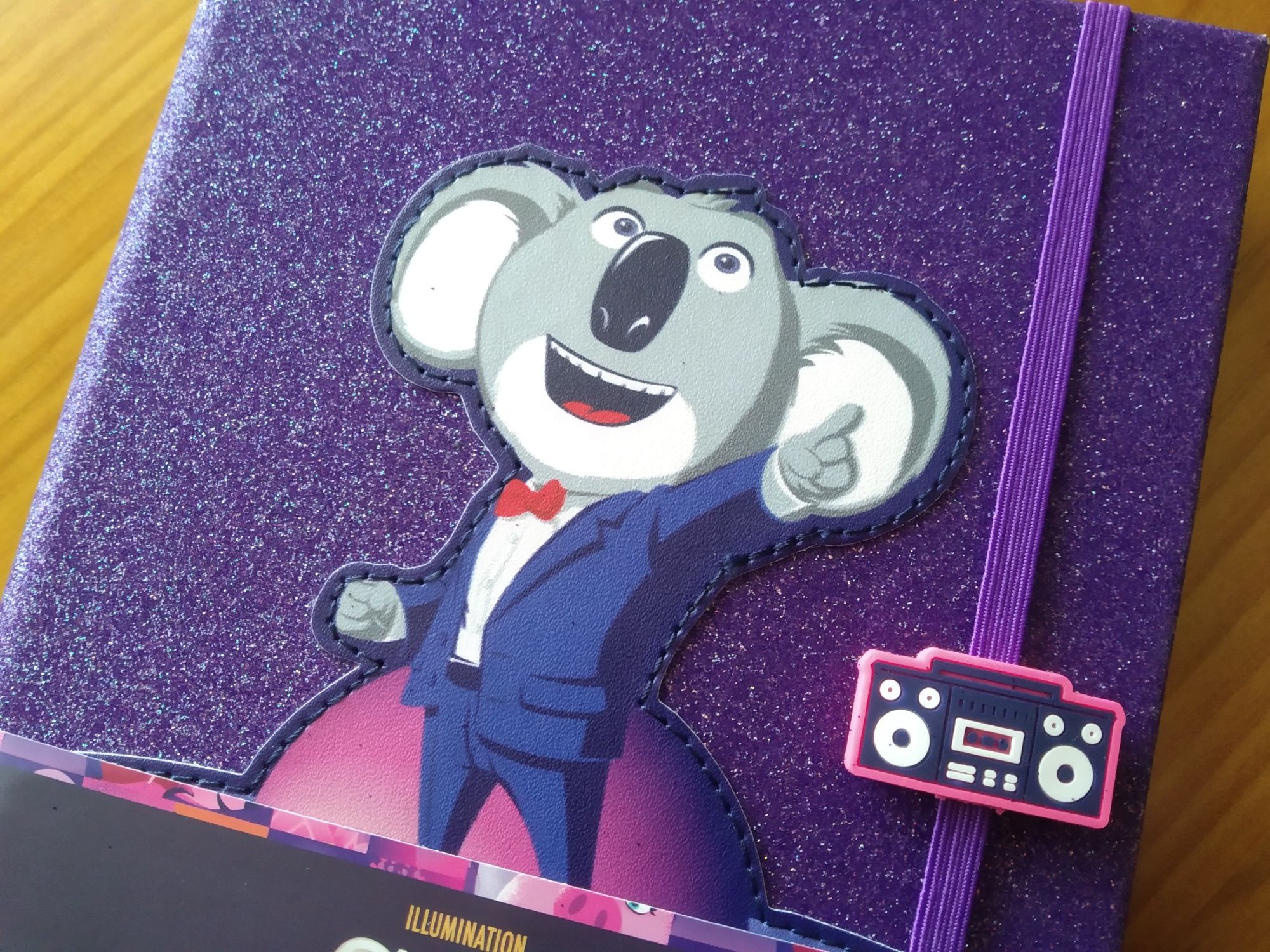 (NOVO, PORTES GRÁTIS) SING 2 - Journal/Caderno Pautado e Desenhos