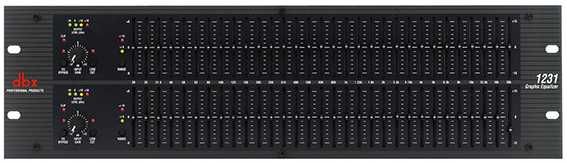 Graphic equalizer DBX 1231