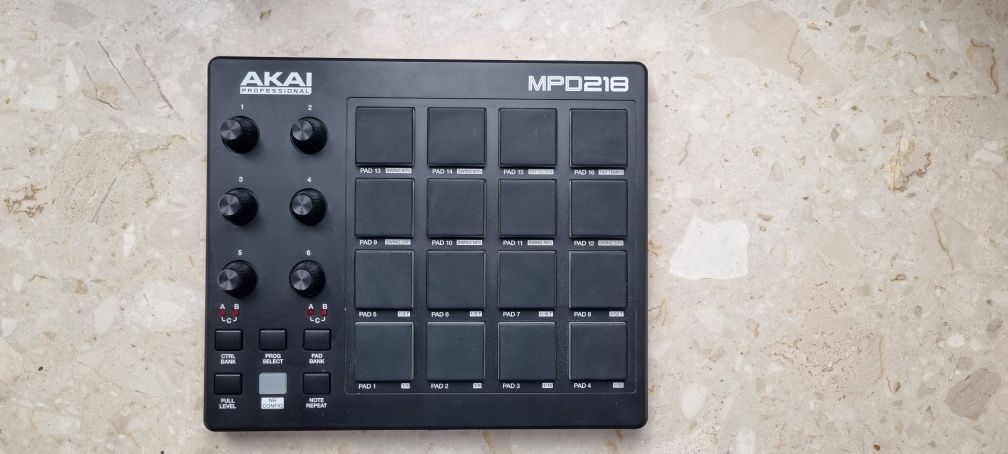 AKAI MPD218 kontroler MPC/Ableton/FL/Logic drumpads