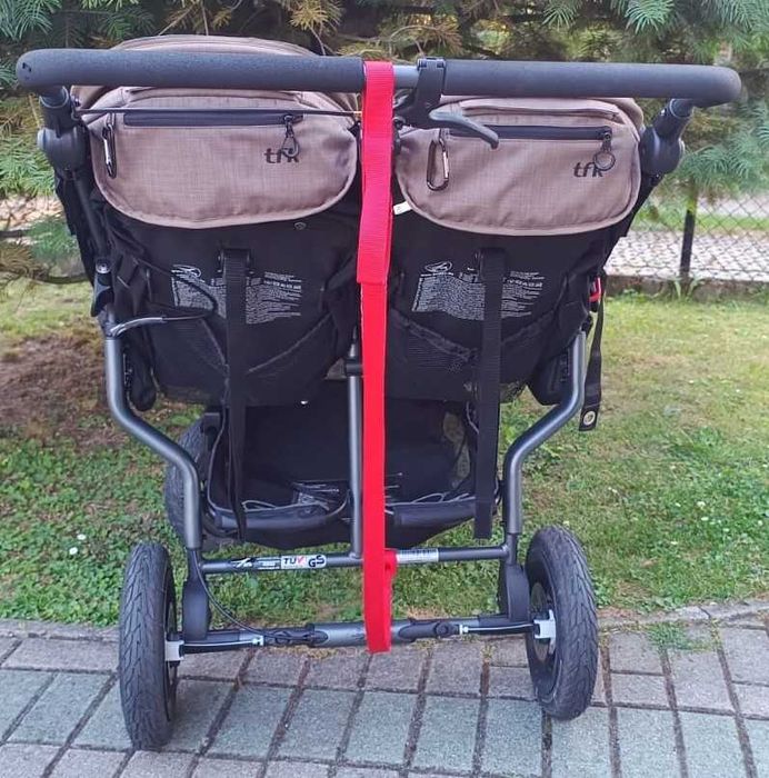 Wózek bliźniaczy TFK Adventure podwójny twin + gratis