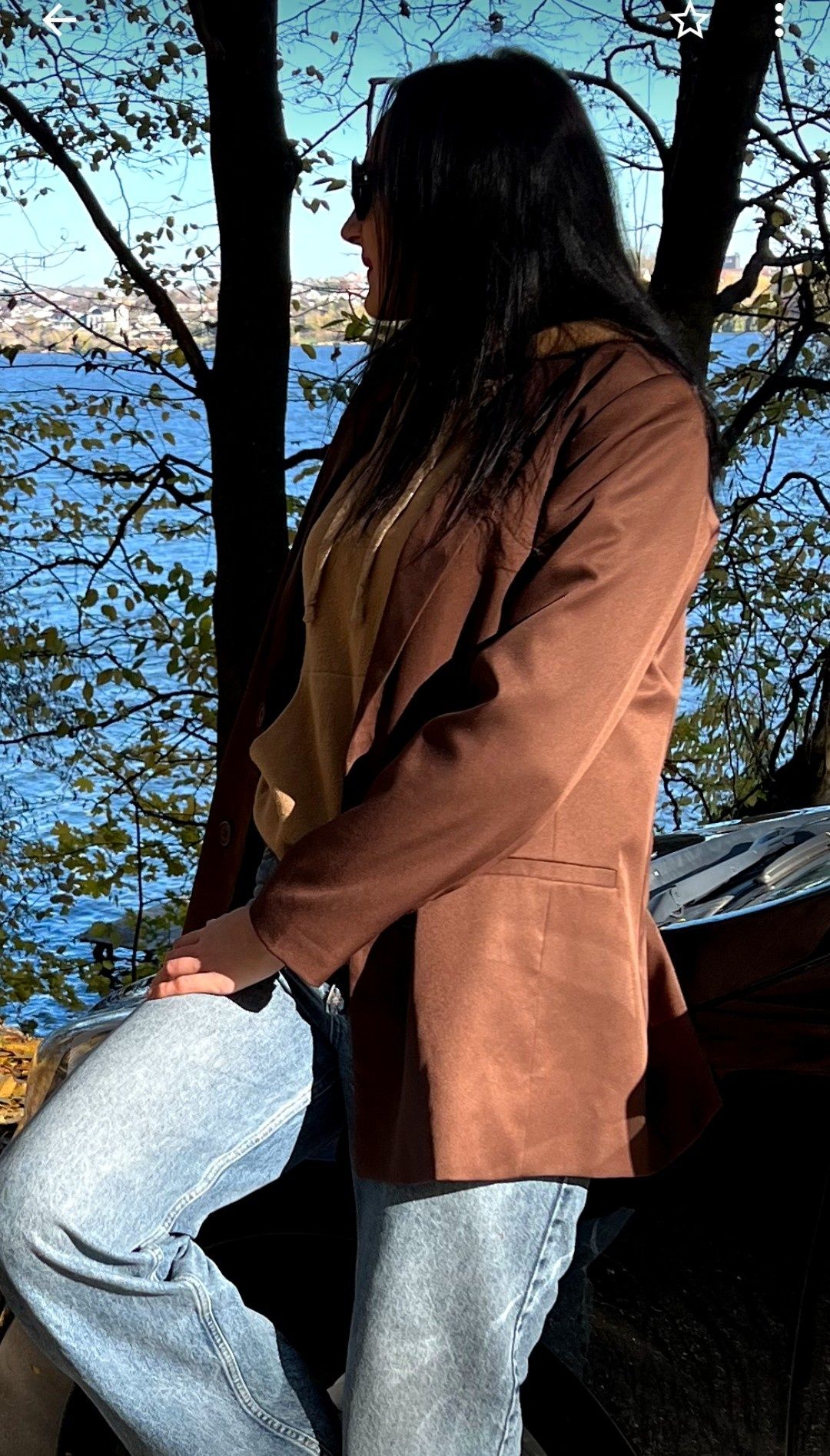 Піджак коричневий