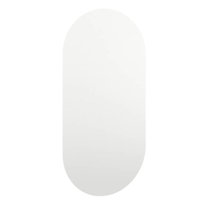 Lustro Z Lampami Led, 60X30 Cm, Szklane, Owalne