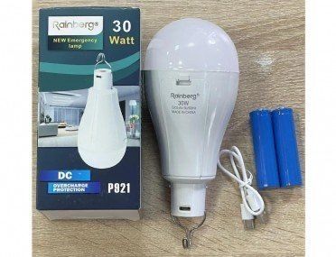 Лампочка с двумя аккумулятороми 30w  белый от usb