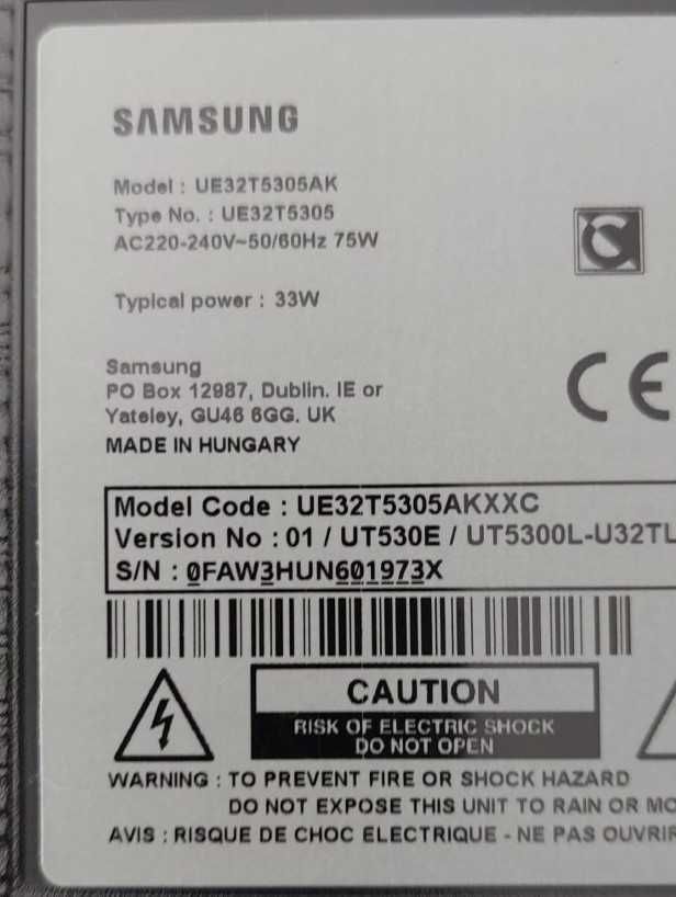 BN91_21854H BN96_50992B UE32T5305akxxc Main Board Samsung