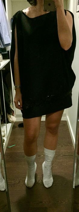 Vestido preto mini