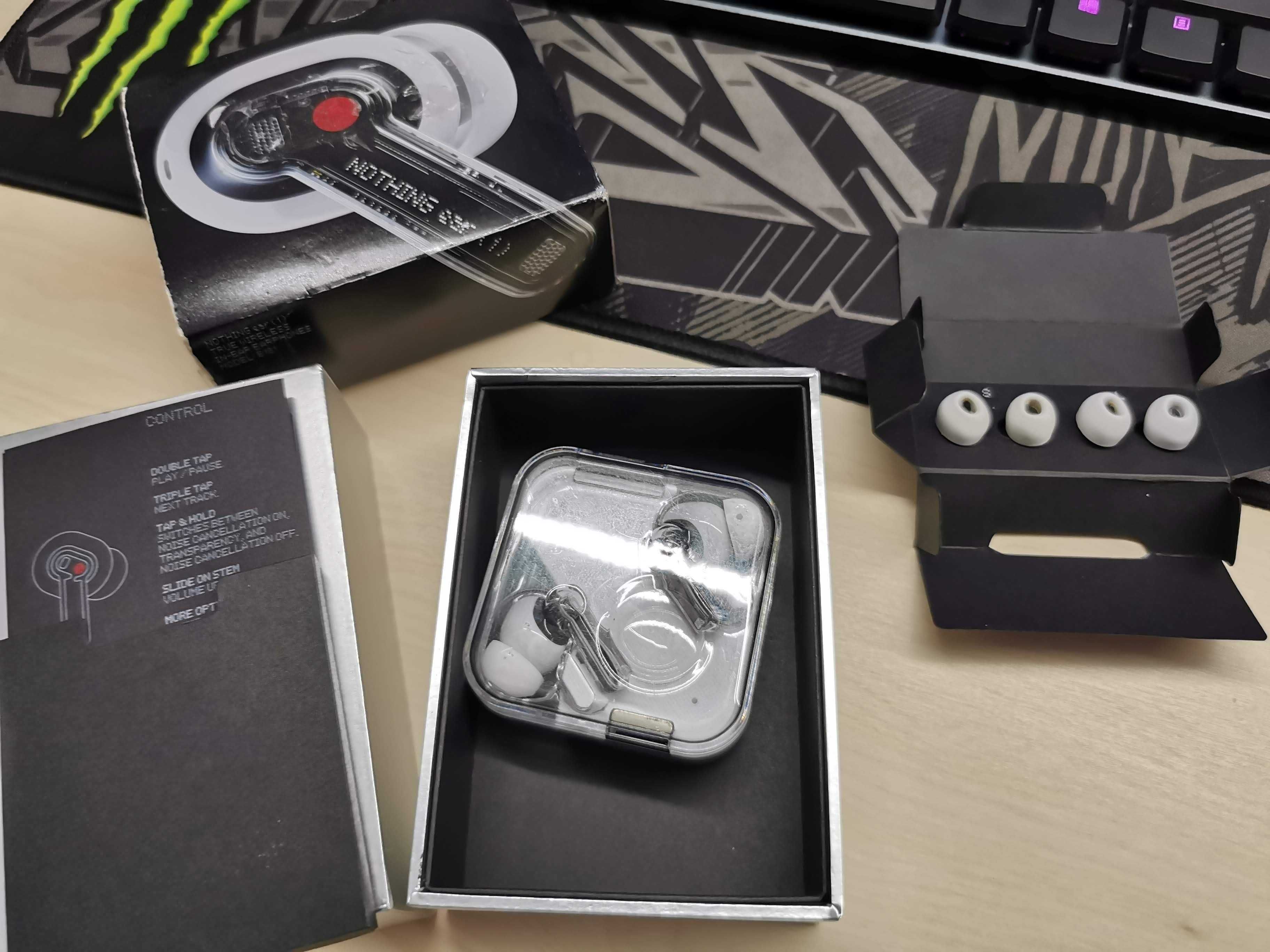 Słuchawki bluetooth Nothing Ear (1) bezprzewodowe ANC